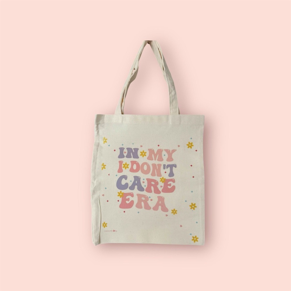 Handmade “In My I Don’t Era” Canvas Tote Bag
